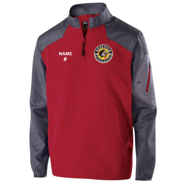 Warm Ups - Holloway - Raider Pullover - Embroidered Logo ** Add Name & Number for $5! ** Thumbnail