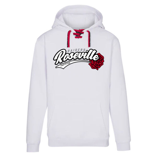 InPlay - Lace Up Hooded Sweatshirt - Applique Logo ** Add Name for $5! ** Thumbnail