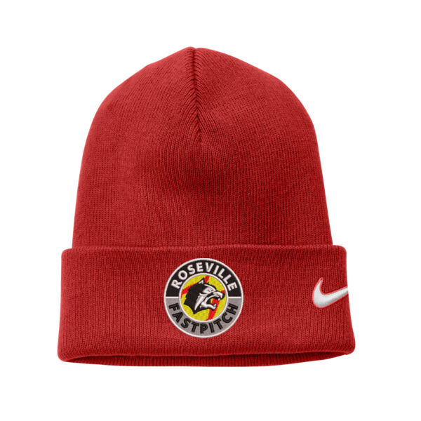 Nike Team Beanie - Embroidered Logo ** Add Number for $5! ** Thumbnail