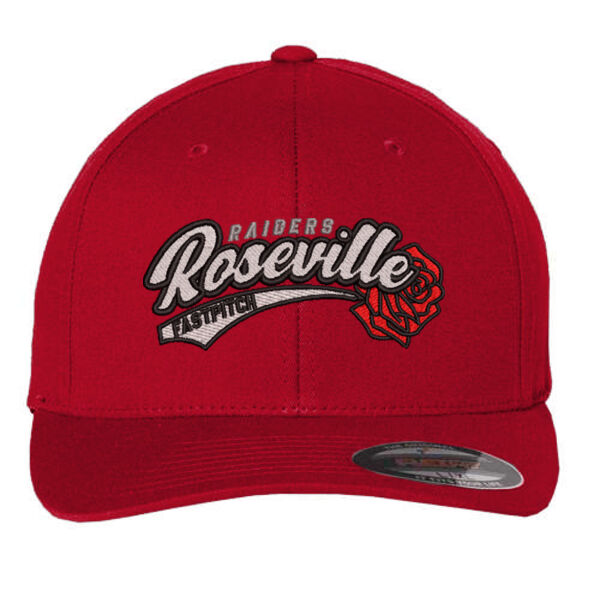 Flexfit - V-Flexfit® Cotton Twill Cap - Embroidered Logo Thumbnail