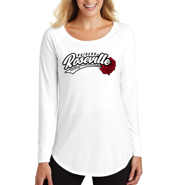 District ® Women’s Perfect Tri ® Long Sleeve Tunic Tee - Printed Logo Thumbnail