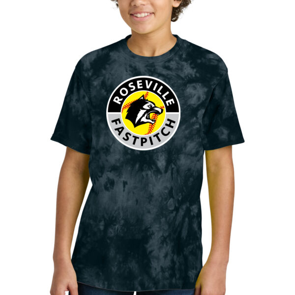 Port & Company ® Youth Crystal Tie-Dye Tee - Printed Logo **Add Name for $5! ** Thumbnail