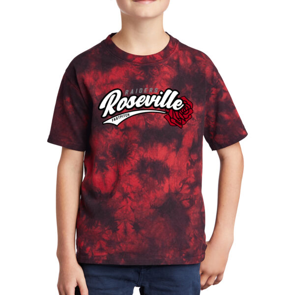 Port & Company ® Youth Crystal Tie-Dye Tee - Printed Logo **Add Name for $5! ** Thumbnail