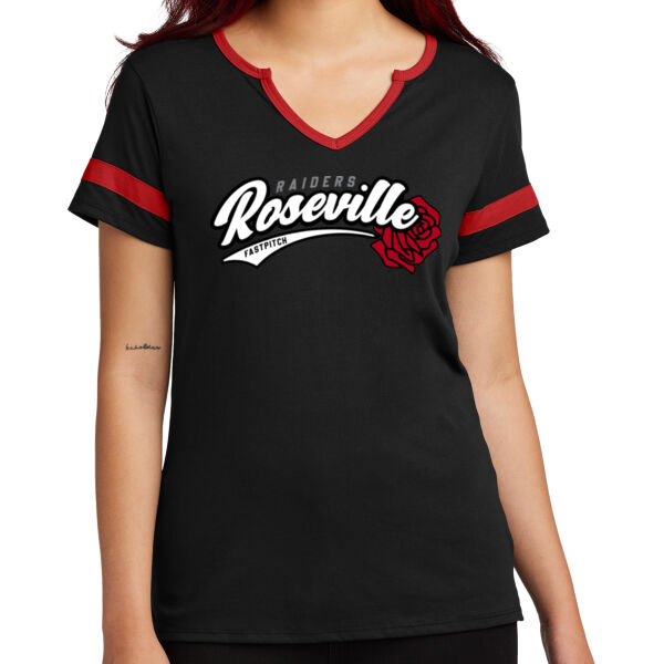 Sport-Tek® Women's Halftime Notch Neck Tee - Printed Logo **Add Name for $5! ** Thumbnail