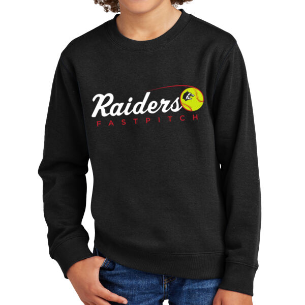 District® Youth V.I.T.™ Fleece Crew - Printed Logo **Add Name for $5! ** Thumbnail