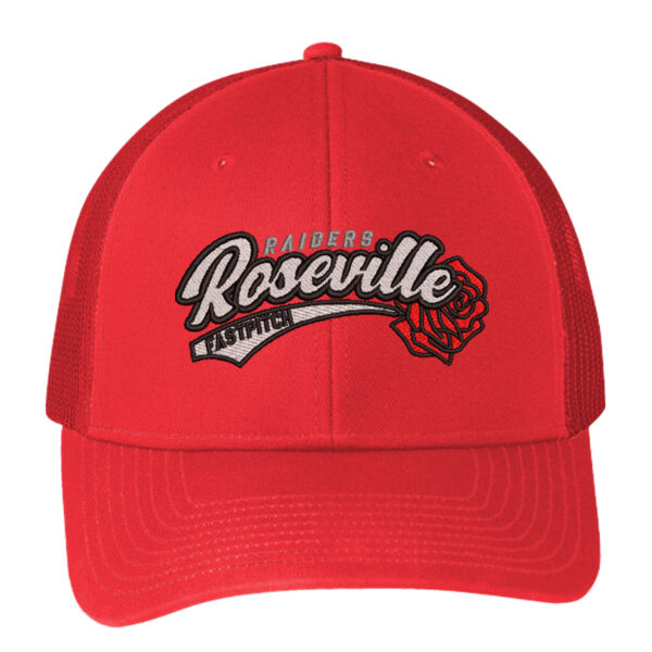 Port Authority® Snapback Trucker Cap - Embroidered Logo Thumbnail