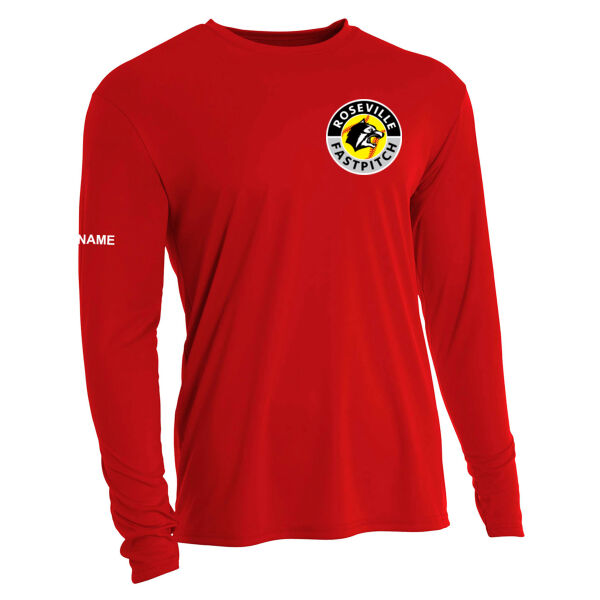 A4 Cooling Performance Long Sleeve Tee - Printed Logo **Add Name for $5! ** Thumbnail