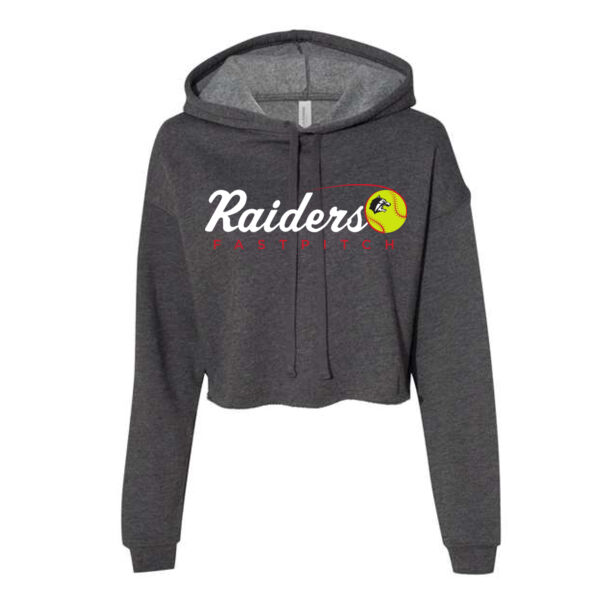 BELLA + CANVAS - Women's Crop Fleece Hoodie - Printed Logo **Add Name for $5! ** Thumbnail